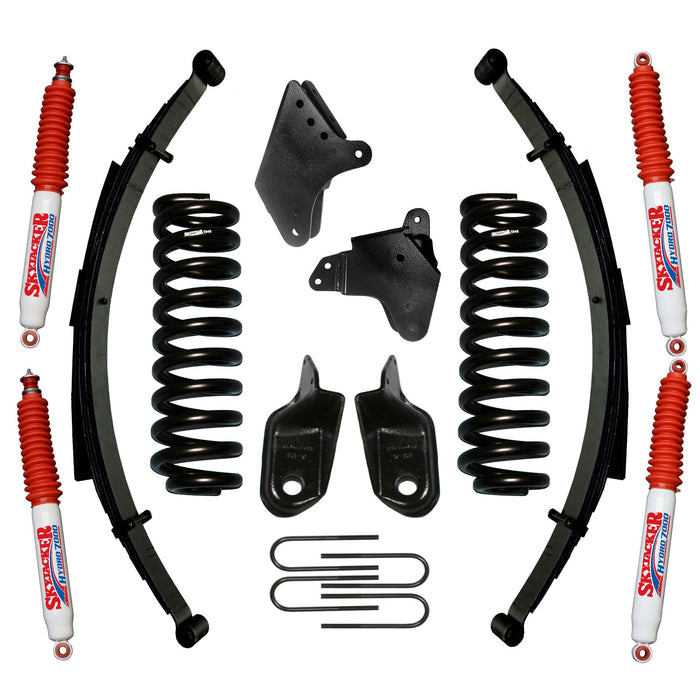 Skyjacker 186BKS-H F-150 Suspension Lift Kit 80-96 Ford F-150 w/Shock 6 Inch Lift Incl. Front/Rear Springs Brackets Rear U Bolt Kit Skyjacker - Truck Part Superstore