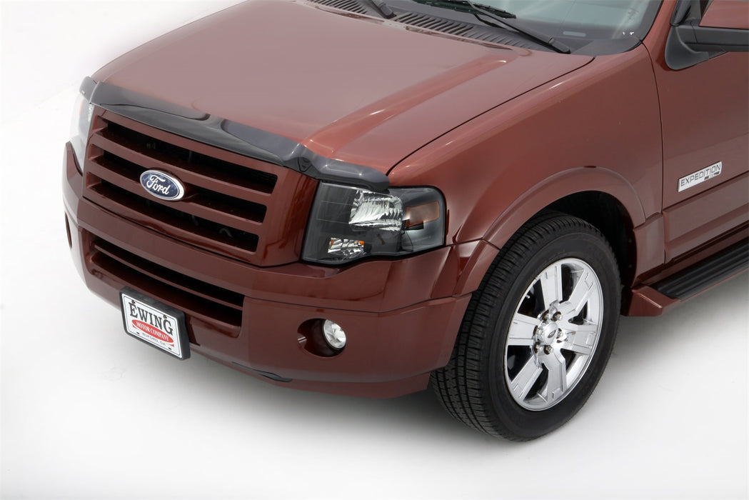 Lund 18701 Interceptor Wrap Bug Shield; Smoke; Full Height; No Drill Installation; - Truck Part Superstore