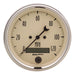 AutoMeter 1880 GAUGE; SPEEDO.; 3 3/8in.; 120MPH; ELEC. PROG. W/LCD ODO; ANTQ BEIGE - Truck Part Superstore