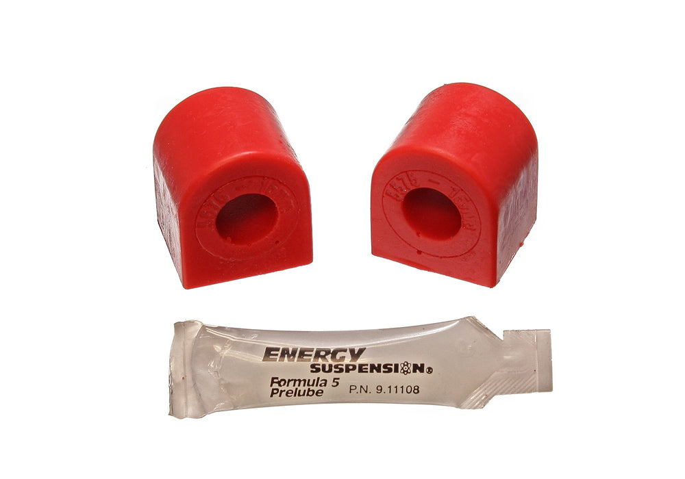 Energy Suspension 18.5102R Sway Bar Bushing Set; Red; Rear; Bar Dia. 15mm; Performance Polyurethane; - Truck Part Superstore