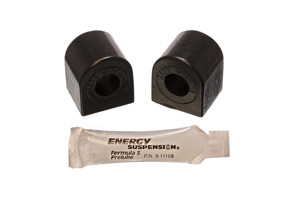 Energy Suspension 18.5102G Sway Bar Bushing Set; Black; Rear; Bar Dia. 15mm; Performance Polyurethane; - Truck Part Superstore