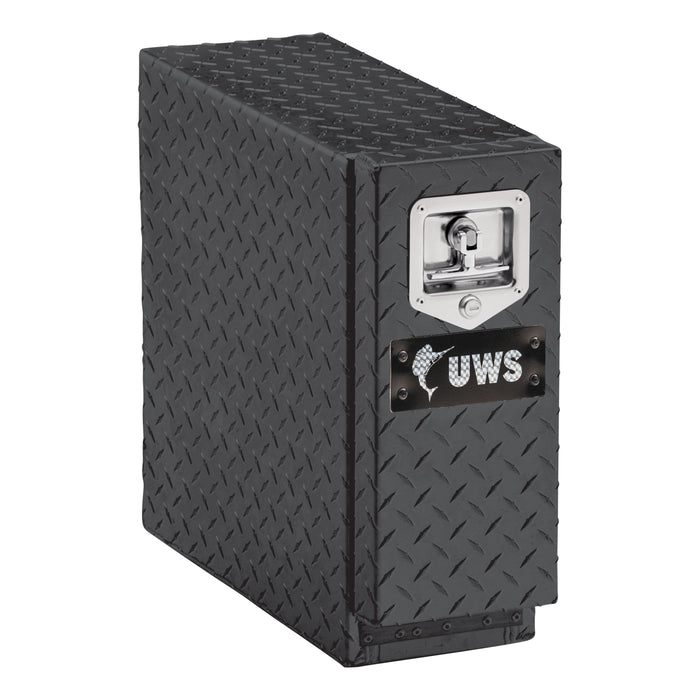 UWS DS-18-BLK Gloss Black Aluminum 18in. Drawer Truck Tool Box (LTL Shipping Only) - Truck Part Superstore