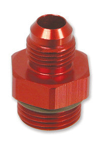 Quick Fuel Technology 19-106QFT Fuel Fitting; -8AN Bowl Thread To -6AN O-Ring; Red Anodized Aluminum; - Truck Part Superstore