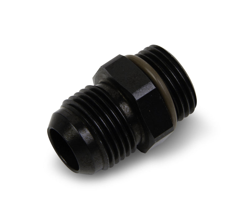Quick Fuel Technology 19-108-2BLKQFT Fuel Fitting; -8AN O-Ring To -8AN Pipe; Black Anodized Aluminum; 2 pc.; - Truck Part Superstore