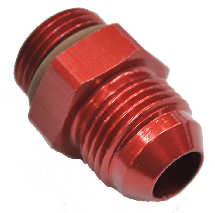 Quick Fuel Technology 19-108QFT Fuel Fitting; -8AN O-Ring To -8AN Pipe; Anodized Aluminum; - Truck Part Superstore