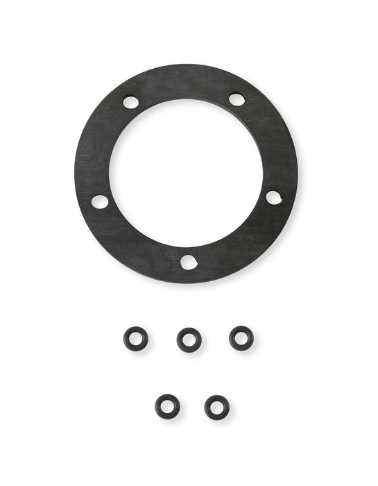 Holley 19-188 Fuel Pump Gasket Kit; For 5-Hole Sending Unit; Viton; Black; Incl. O-Ring Kit; - Truck Part Superstore