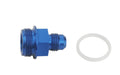 Quick Fuel Technology 19-26QFT Fuel Fitting; 7/8 -20 Male Thread; -6AN Inlet Fitting; Anodized Blue; - Truck Part Superstore