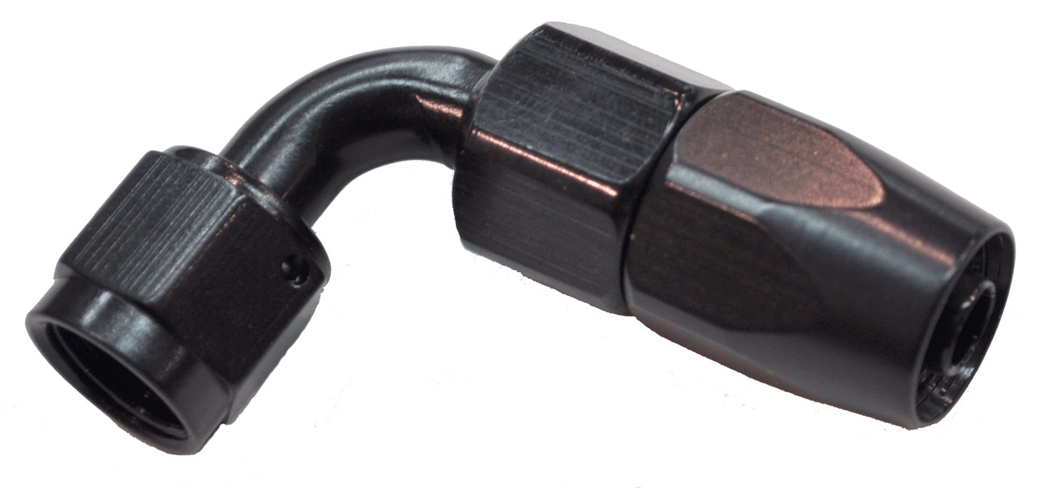 Quick Fuel Technology 19-301QFT Hose End; #6 AN; 90 Degree; Black; - Truck Part Superstore