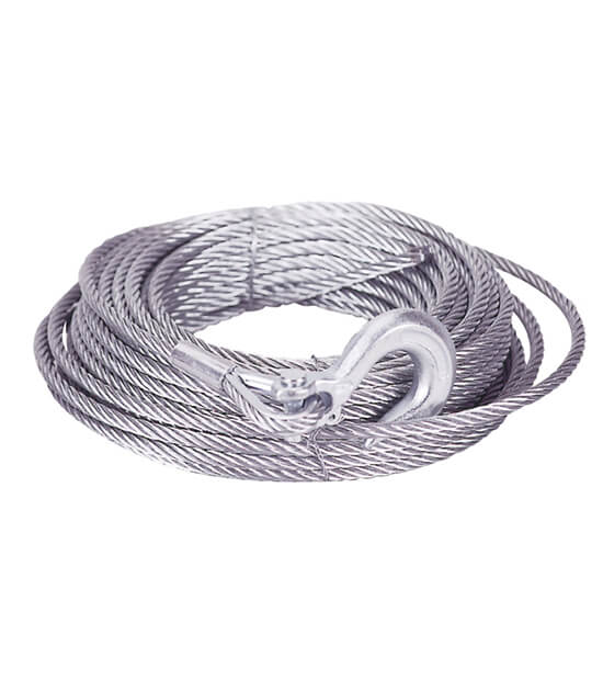 Mile Marker 19-50020C 100 Foot Steel Winch Cable 3/8 x 100 Foot Includes Hook Mile Marker - Truck Part Superstore