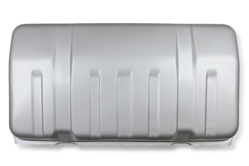 Holley 19-501 Sniper Fuel Tank; Rear; Stock Replacement; 18 Gallon; Galvanized Steel Finish; - Truck Part Superstore