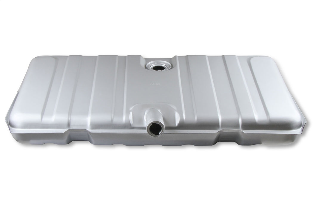 Holley 19-502 Sniper Fuel Tank; Rear; Stock Replacement; 18 Gallon; Silver Finish; - Truck Part Superstore