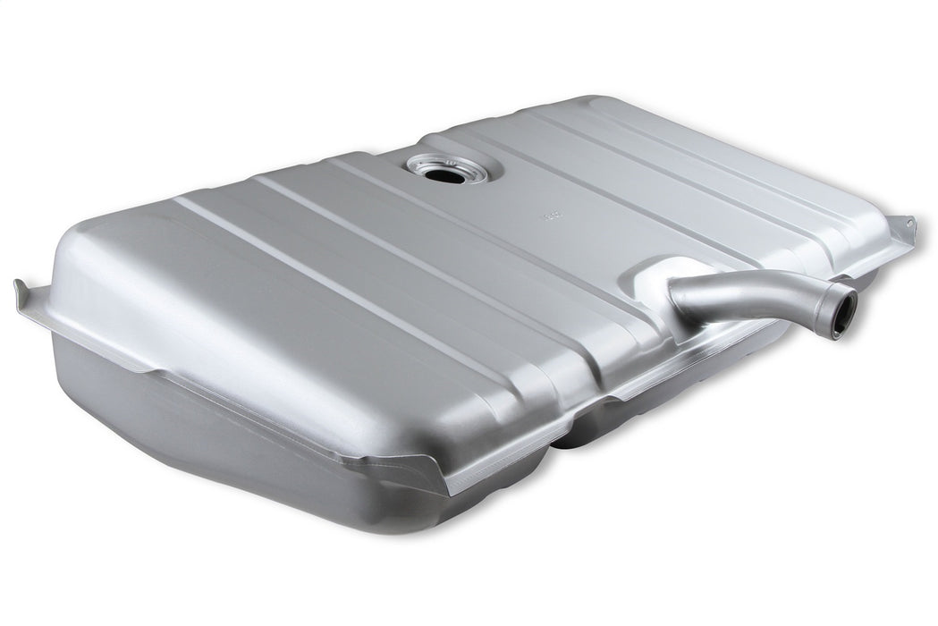Holley 19-502 Sniper Fuel Tank; Rear; Stock Replacement; 18 Gallon; Silver Finish; - Truck Part Superstore