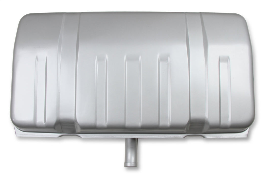 Holley 19-502 Sniper Fuel Tank; Rear; Stock Replacement; 18 Gallon; Silver Finish; - Truck Part Superstore