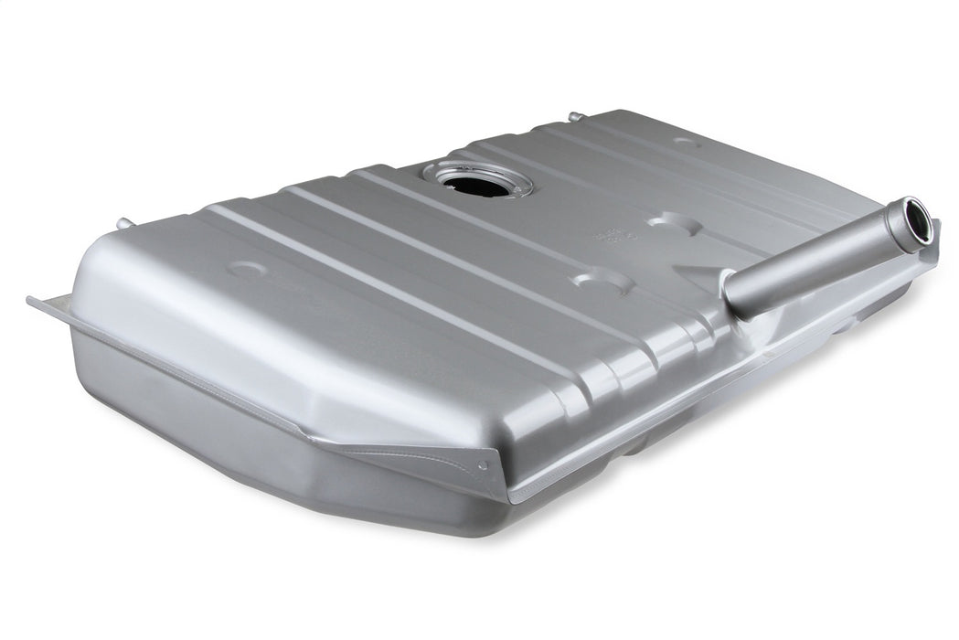 Holley 19-503 Sniper Fuel Tank; Rear; Stock Replacement; 20 Gallon; Silver Finish; - Truck Part Superstore