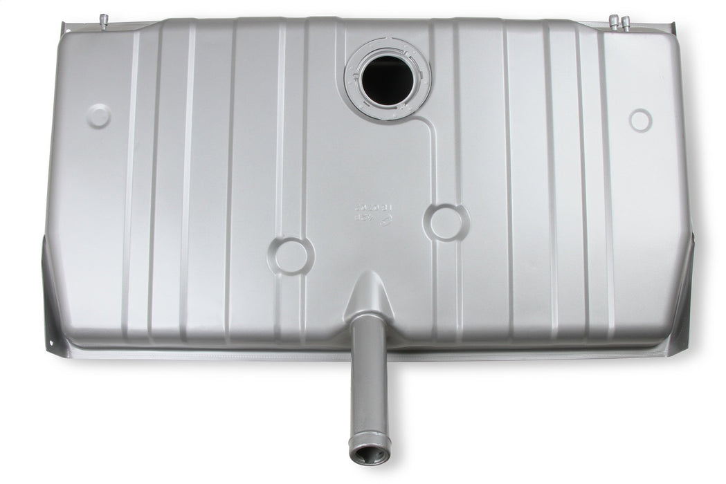 Holley 19-503 Sniper Fuel Tank; Rear; Stock Replacement; 20 Gallon; Silver Finish; - Truck Part Superstore