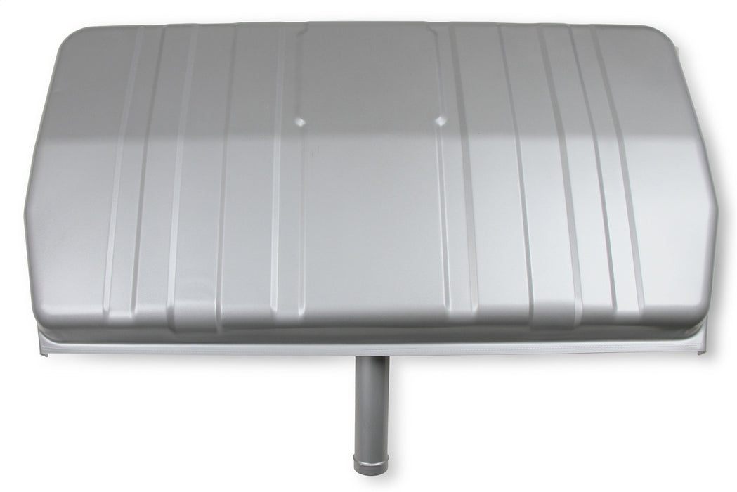 Holley 19-503 Sniper Fuel Tank; Rear; Stock Replacement; 20 Gallon; Silver Finish; - Truck Part Superstore