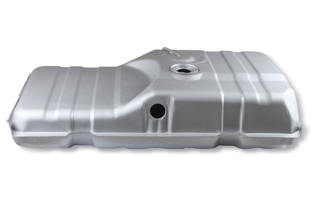 Holley 19-504 Sniper Fuel Tank; Rear; Stock Replacement; 18 Gallon; Galvanized Steel Finish; - Truck Part Superstore