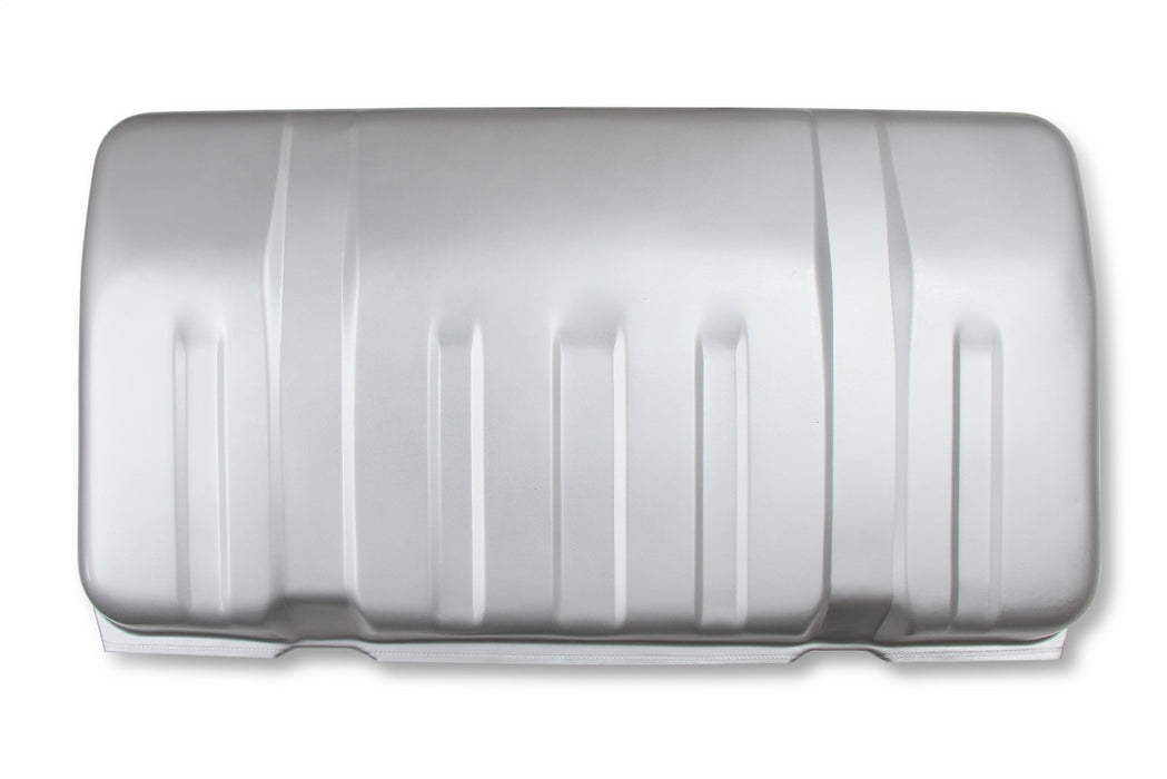Holley 19-504 Sniper Fuel Tank; Rear; Stock Replacement; 18 Gallon; Galvanized Steel Finish; - Truck Part Superstore