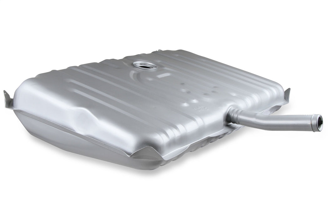Holley 19-506 Sniper Fuel Tank; Rear; Stock Replacement; 24 Gallon; Silver Finish; - Truck Part Superstore