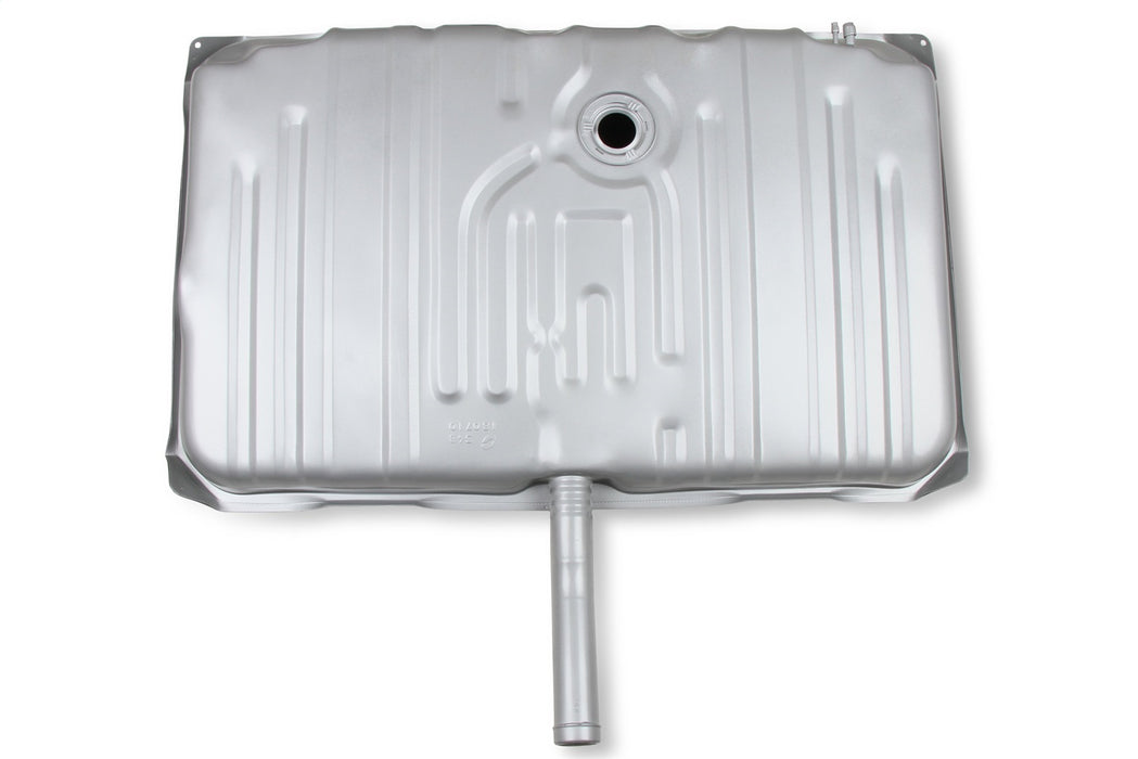 Holley 19-506 Sniper Fuel Tank; Rear; Stock Replacement; 24 Gallon; Silver Finish; - Truck Part Superstore