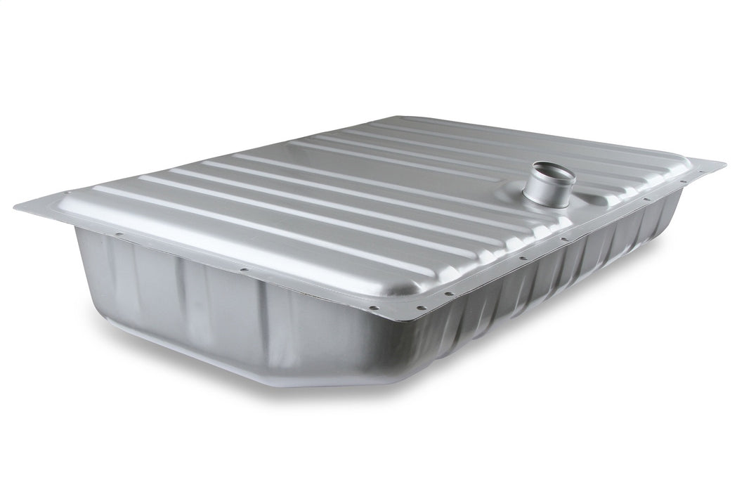 Holley 19-507 Sniper Fuel Tank; Rear; Stock Replacement; 16 Gallon; Silver Finish; - Truck Part Superstore