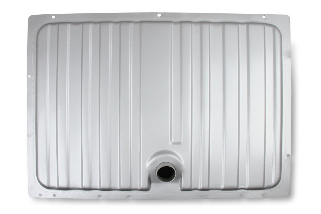 Holley 19-507 Sniper Fuel Tank; Rear; Stock Replacement; 16 Gallon; Silver Finish; - Truck Part Superstore