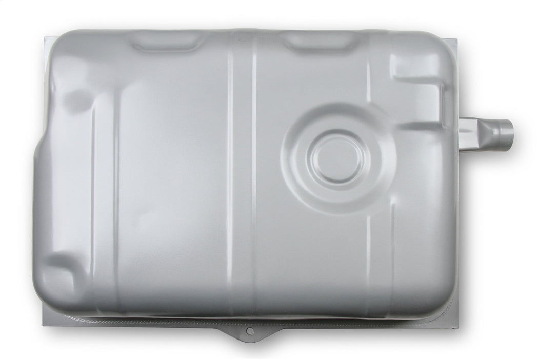 Holley 19-508 Sniper Fuel Tank; Rear; Stock Replacement; 15.5 Gallon; Silver Finish; - Truck Part Superstore