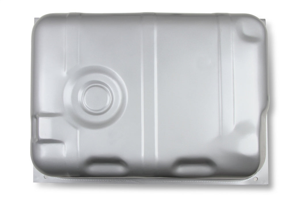 Holley 19-510 Sniper Fuel Tank; Rear; Stock Replacement; 15.5 Gallon; Silver Finish; - Truck Part Superstore