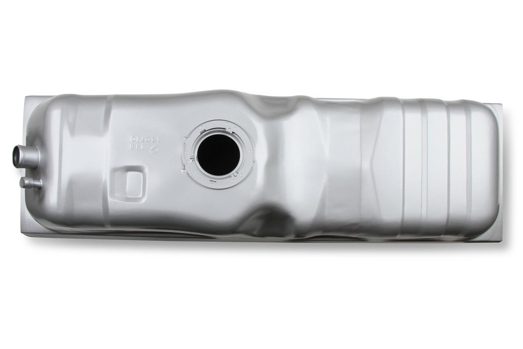 Holley 19-511 Sniper Fuel Tank; Rear; Stock Replacement; 16 Gallon; Silver Finish; - Truck Part Superstore