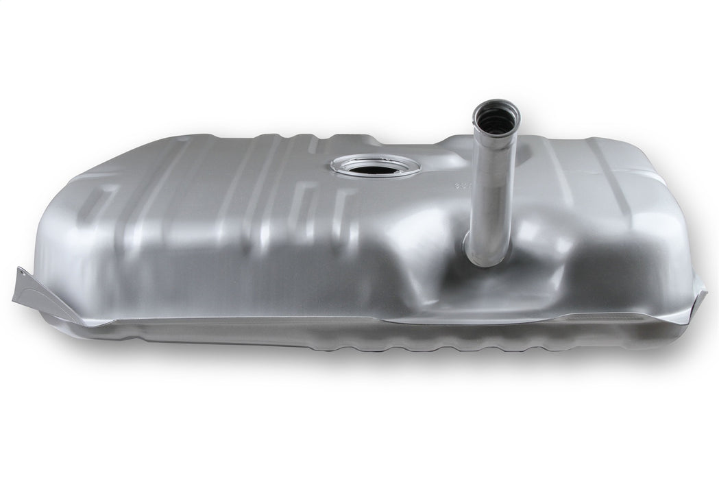Holley 19-512 Sniper Fuel Tank; Rear; Stock Replacement; 16 Gallon; Silver Finish; - Truck Part Superstore