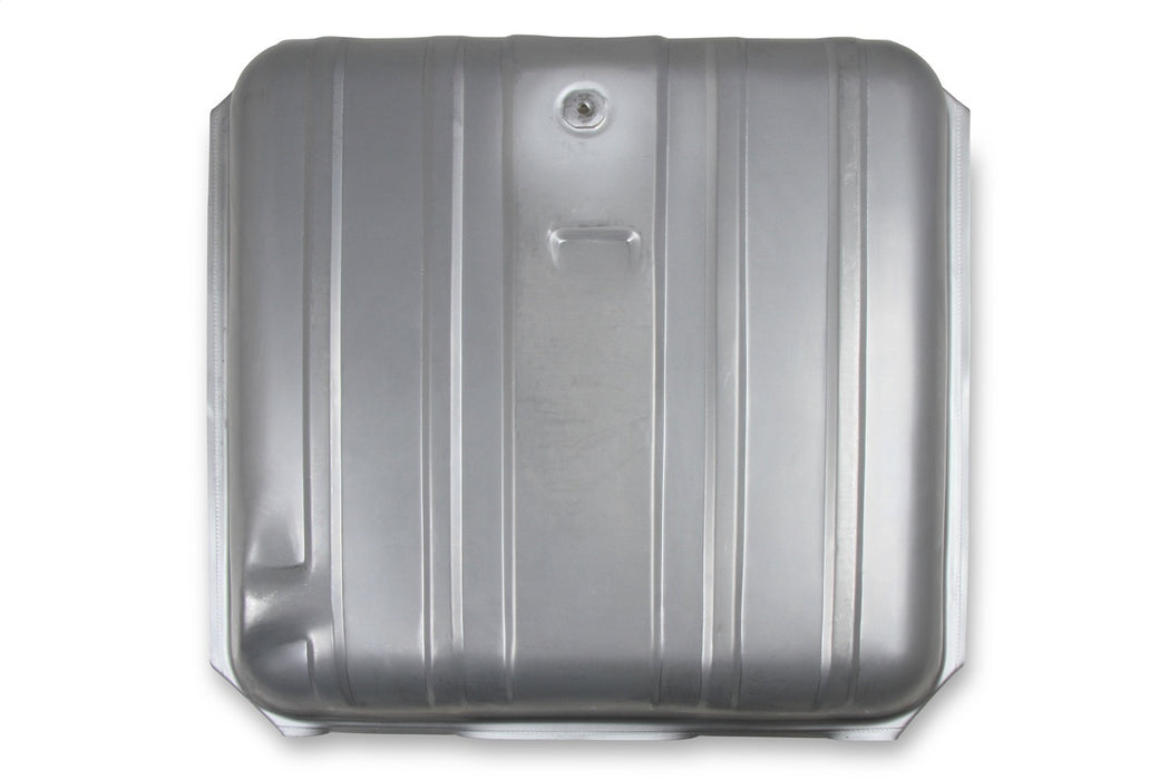 Holley 19-513 Sniper Fuel Tank; Rear; Stock Replacement; 15.5 Gallon; Silver Finish; - Truck Part Superstore