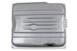 Holley 19-514 Sniper Fuel Tank; Rear; Stock Replacement; 18 Gallon; Silver Finish; - Truck Part Superstore