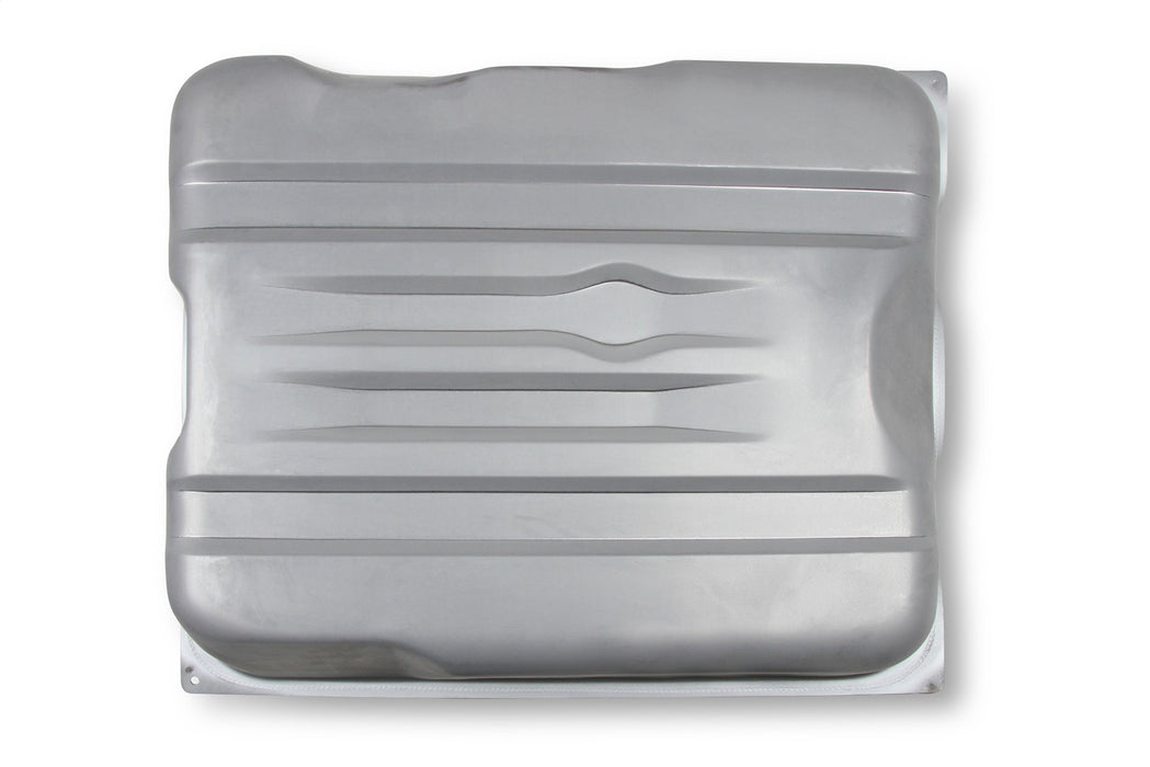 Holley 19-514 Sniper Fuel Tank; Rear; Stock Replacement; 18 Gallon; Silver Finish; - Truck Part Superstore