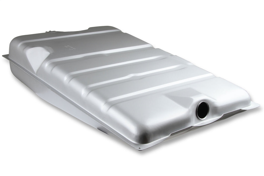 Holley 19-515 Sniper Fuel Tank; Rear; Stock Replacement; 18 Gallon; Silver Finish; - Truck Part Superstore
