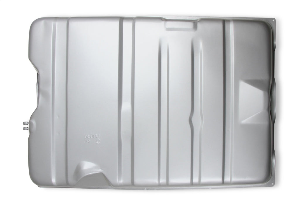 Holley 19-515 Sniper Fuel Tank; Rear; Stock Replacement; 18 Gallon; Silver Finish; - Truck Part Superstore