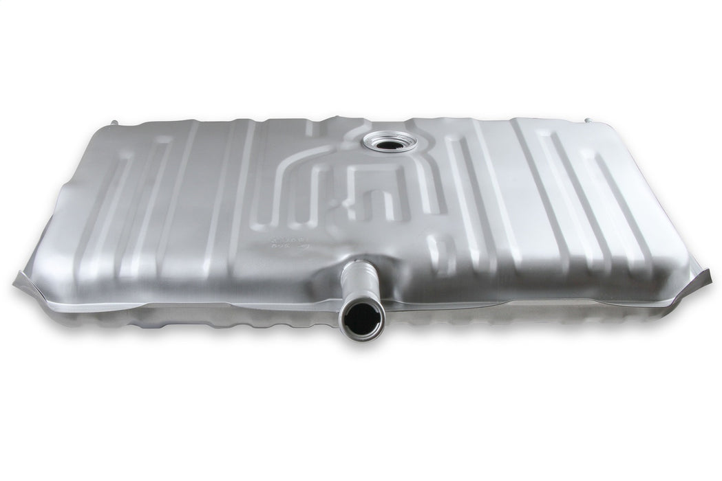 Holley 19-517 Sniper Fuel Tank; Rear; Stock Replacement; 18 Gallon; Silver Finish; - Truck Part Superstore