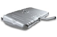 Holley 19-517 Sniper Fuel Tank; Rear; Stock Replacement; 18 Gallon; Silver Finish; - Truck Part Superstore