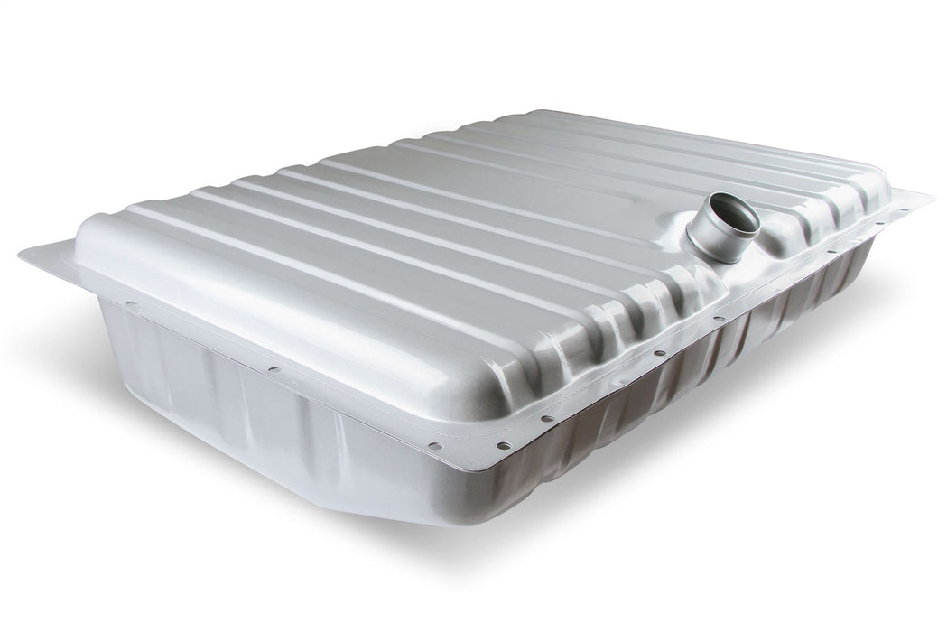 Holley 19-518 Sniper Fuel Tank; Rear; Stock Replacement; 20 Gallon; Silver Finish; - Truck Part Superstore