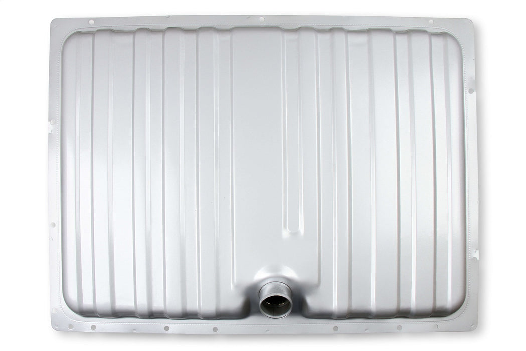 Holley 19-518 Sniper Fuel Tank; Rear; Stock Replacement; 20 Gallon; Silver Finish; - Truck Part Superstore