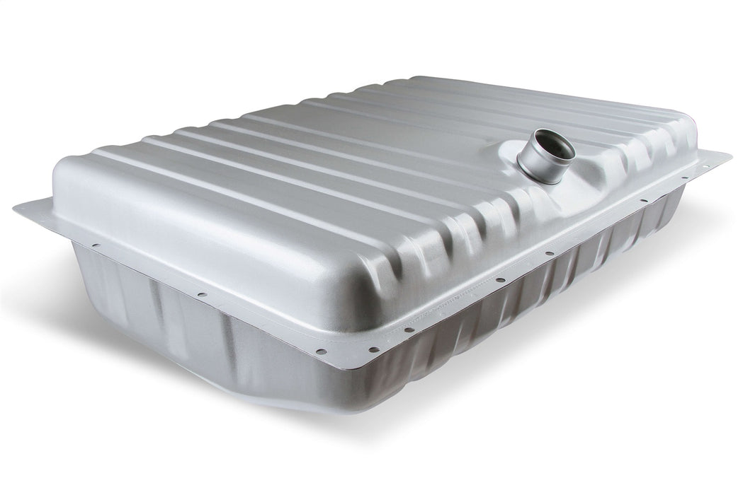 Holley 19-519 Sniper Fuel Tank; Rear; Stock Replacement; 22 Gallon; Silver Finish; - Truck Part Superstore