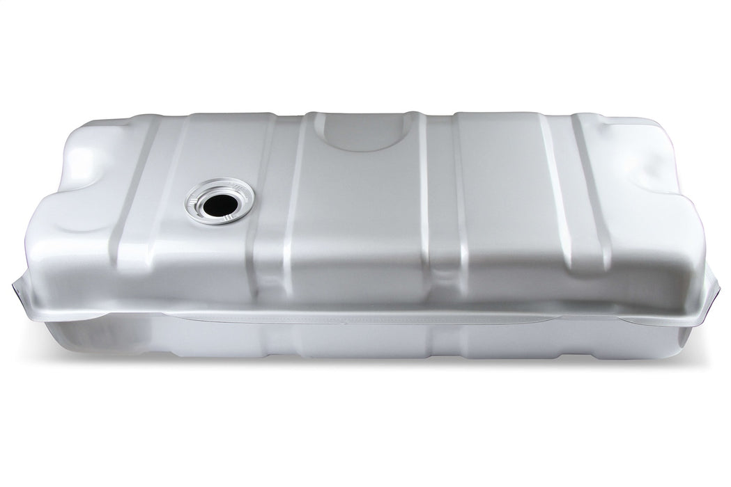 Holley 19-520 Sniper Fuel Tank; Stock Replacement; 18 Gallon; Silver Finish; - Truck Part Superstore