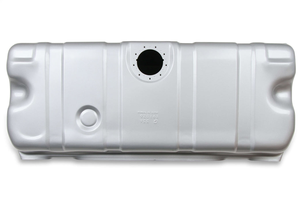 Holley 19-520 Sniper Fuel Tank; Stock Replacement; 18 Gallon; Silver Finish; - Truck Part Superstore