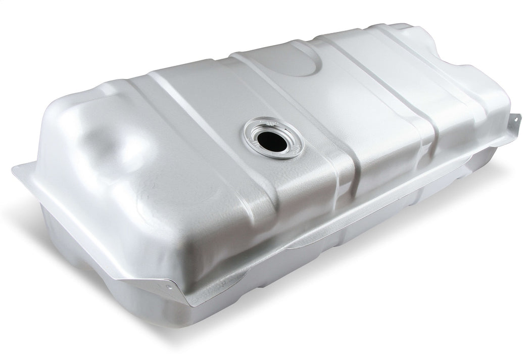 Holley 19-521 Sniper Fuel Tank; Rear; Stock Replacement; 18 Gallon; Silver Finish; - Truck Part Superstore