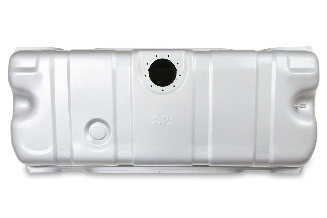 Holley 19-521 Sniper Fuel Tank; Rear; Stock Replacement; 18 Gallon; Silver Finish; - Truck Part Superstore