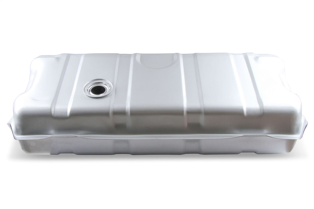 Holley 19-522 Sniper Fuel Tank; Rear; Stock Replacement; 18 Gallon; Silver Finish; - Truck Part Superstore