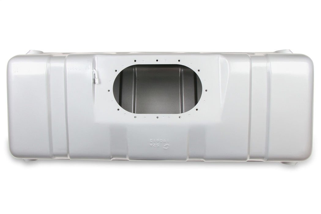 Holley 19-523 Sniper Fuel Tank; Rear; Stock Replacement; 18 Gallon; Silver Finish; - Truck Part Superstore