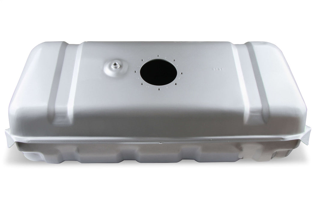 Holley 19-524 Sniper Fuel Tank; Rear; Stock Replacement; 18 Gallon; Silver Finish; - Truck Part Superstore