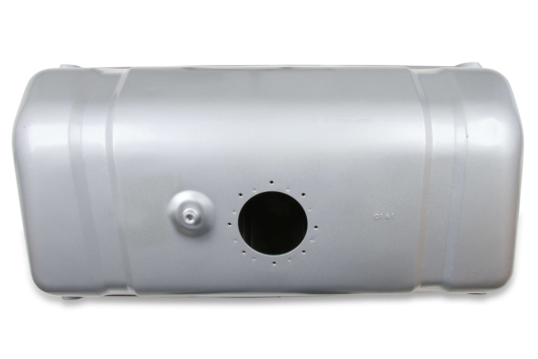 Holley 19-524 Sniper Fuel Tank; Rear; Stock Replacement; 18 Gallon; Silver Finish; - Truck Part Superstore