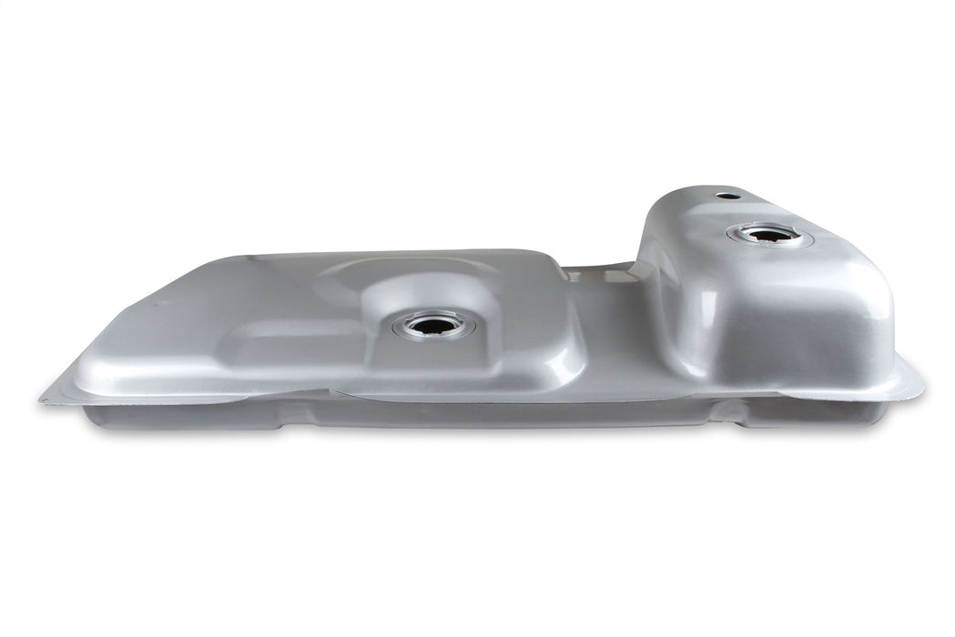 Holley 19-526 Sniper Fuel Tank; Rear; Stock Replacement; 15.5 Gallon; Silver Finish; - Truck Part Superstore