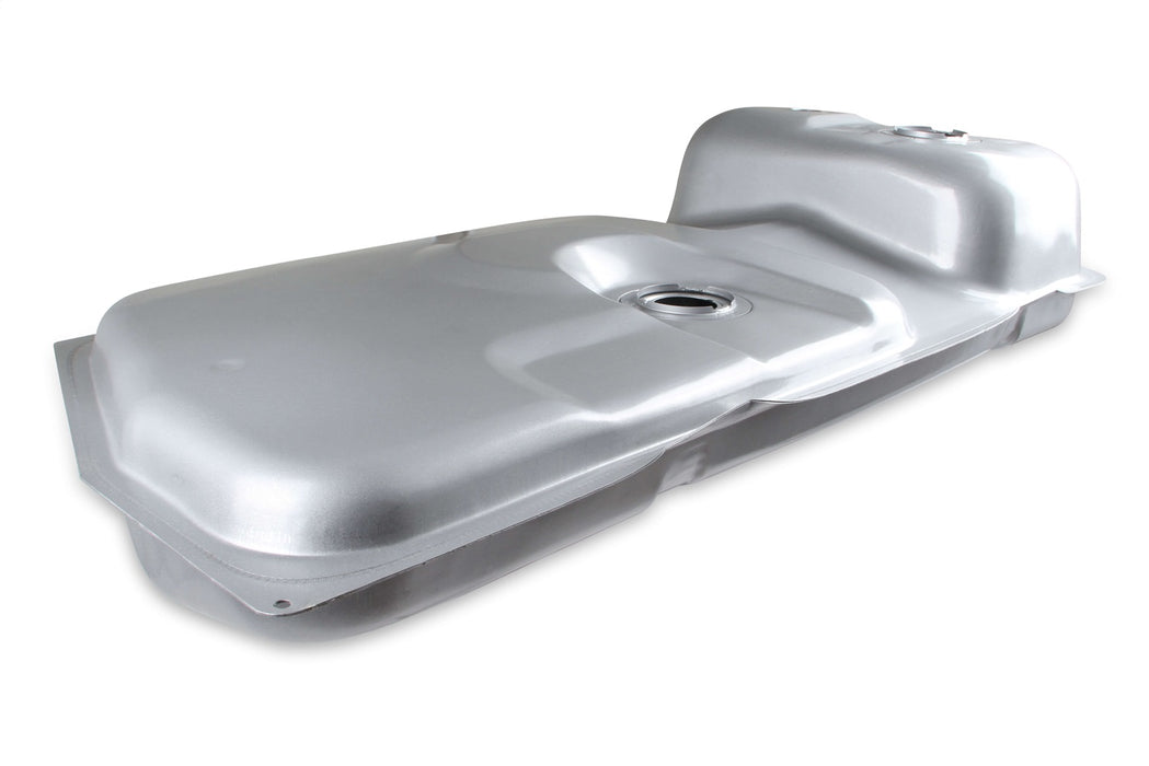Holley 19-526 Sniper Fuel Tank; Rear; Stock Replacement; 15.5 Gallon; Silver Finish; - Truck Part Superstore